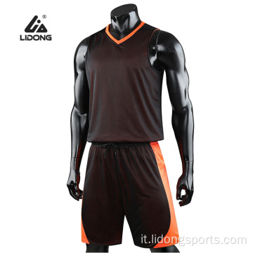 Maglie da basket sublimate personalizzate da basket imposta uniformi